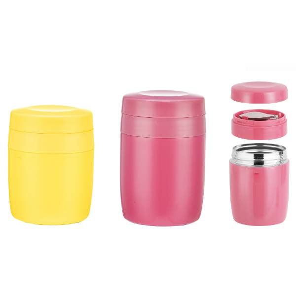 Thermos for Hot Food & Soup - Leak Proof Stainless Steel Lunch Container with Foldable Spoon