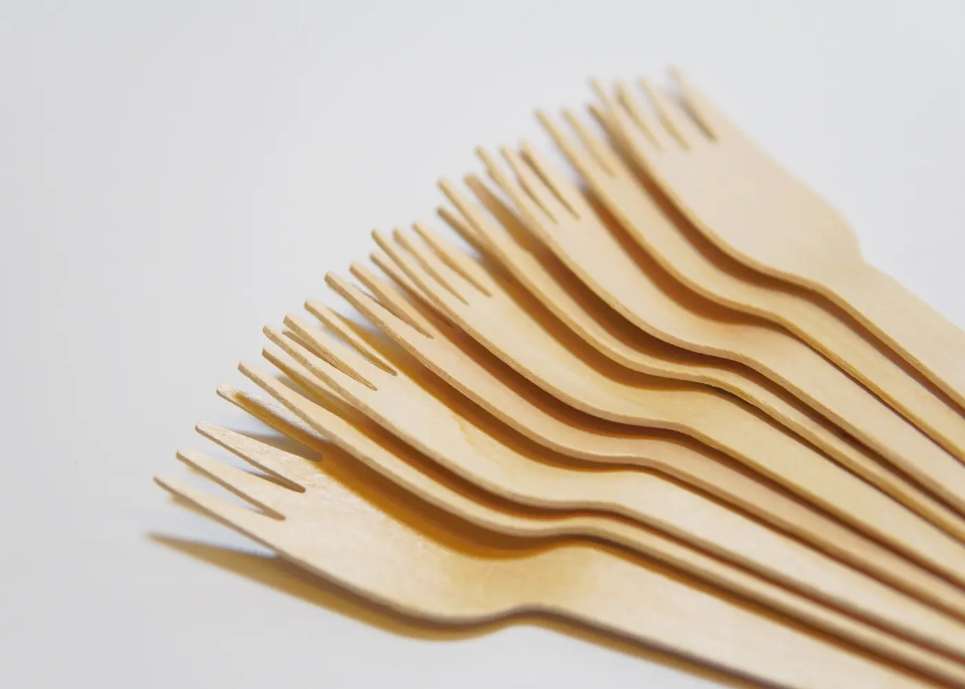 100% natural bulk disposable 160mm wooden fork
