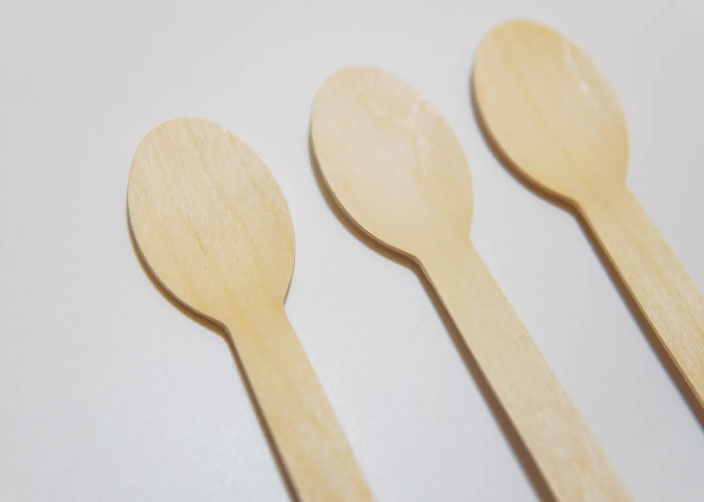 100% natural bulk disposable 160mm wooden spoon