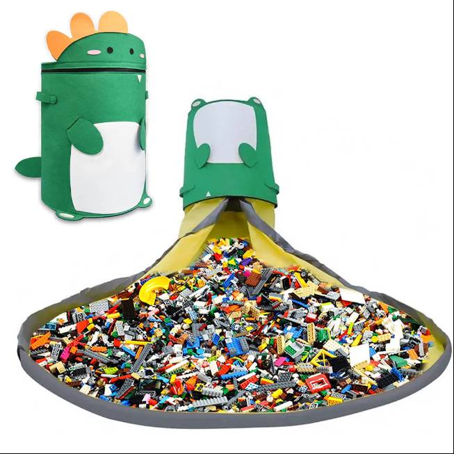 Dinosaur Toy Box Children's Toy Organizer Outdoor Toy Bag