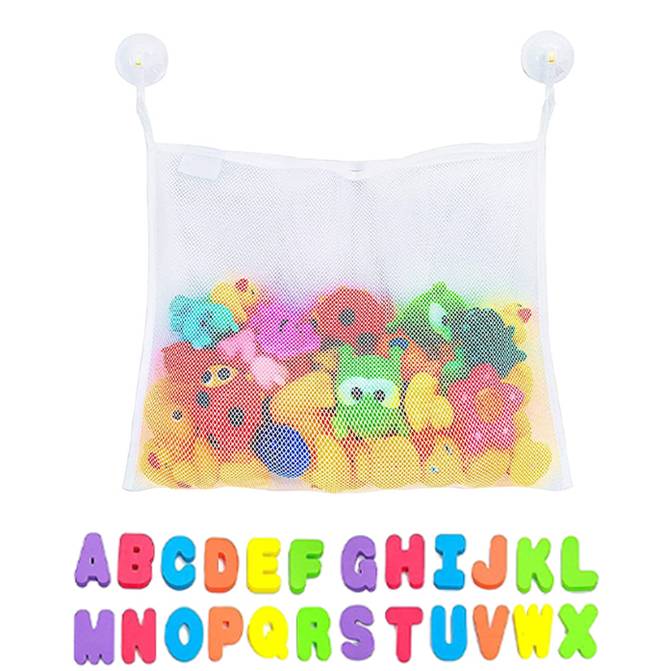 Children's Bathroom Toy Hanging Mesh Storage