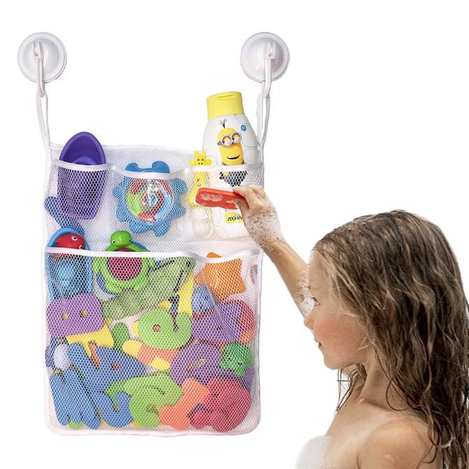High Quality Mesh Bath Toy Hanging Storage Bag