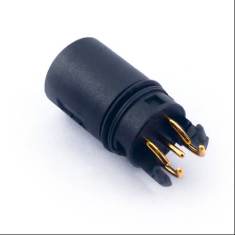 M12 4PIN&5PIN Right Angle male Connector ERNI 225251 225252