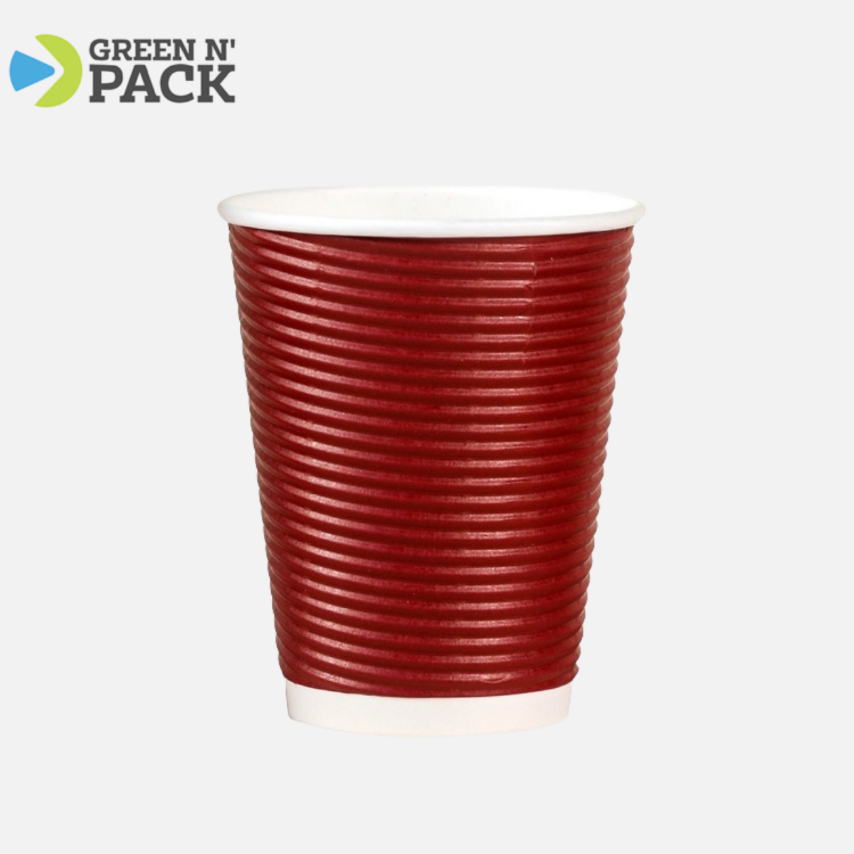 12oz Corrugated double wall paper hot cup