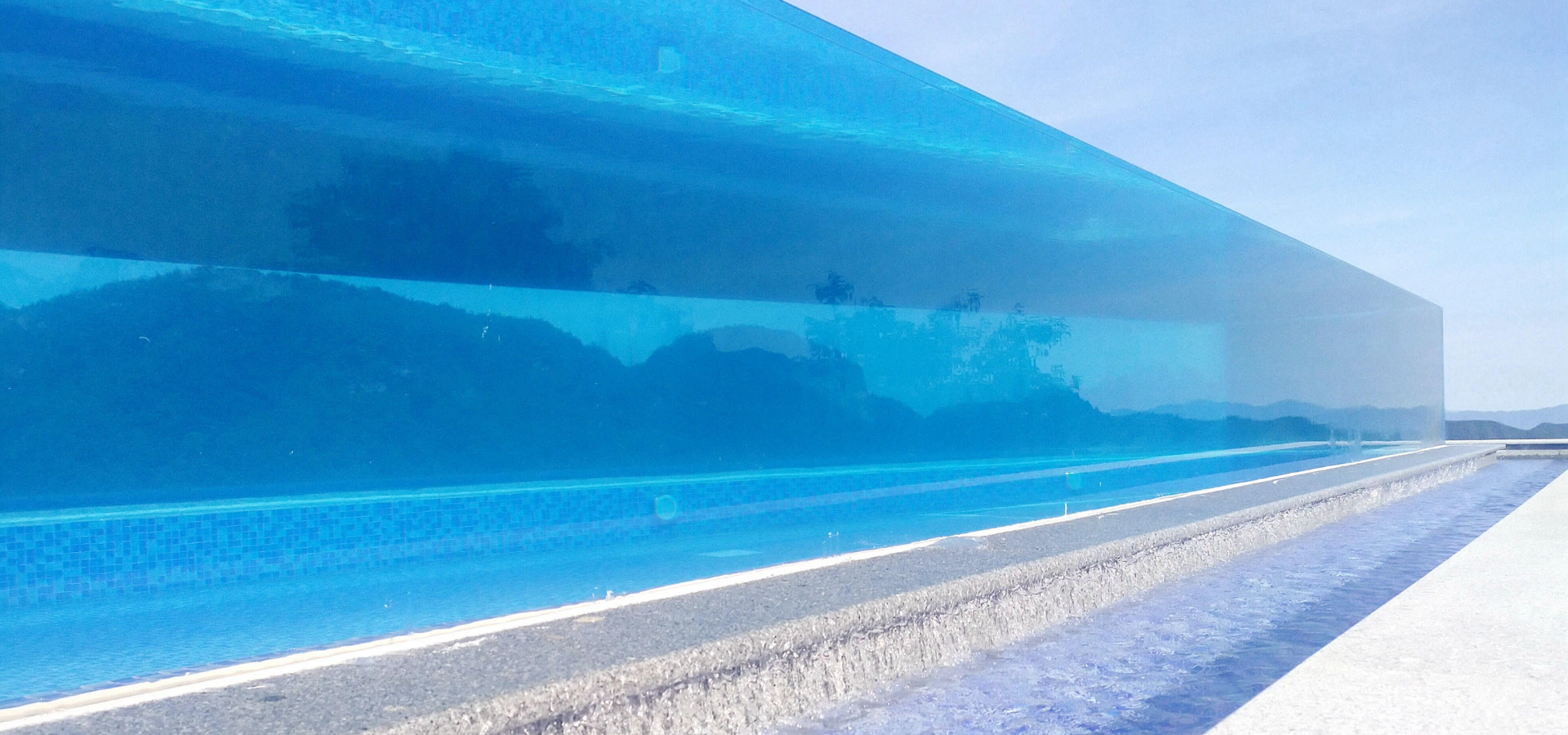 Acrylic pool panel