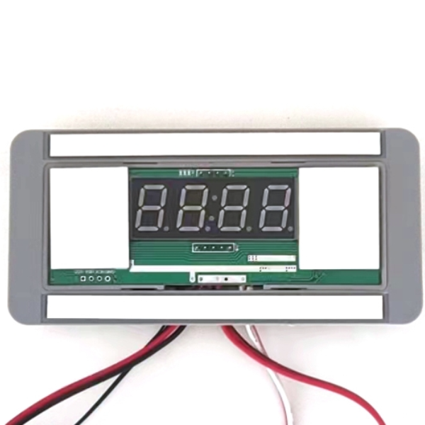 touch sensor with time and temperature display