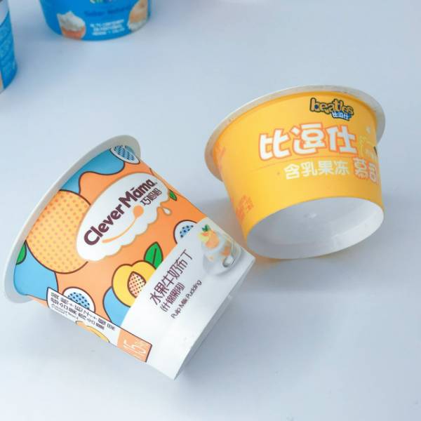 Ice cream container IML label