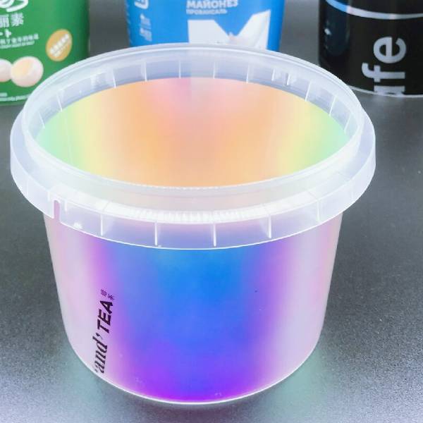 Food package container IML label