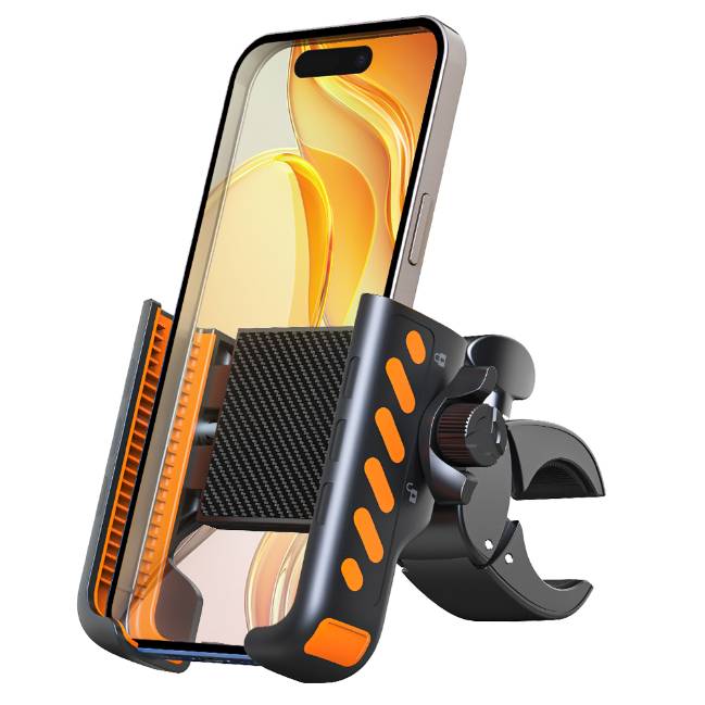 Hot Selling Quick Lock Bike Phone Mount Holder One Hand Operation Motorcycle motorbike Phone Holder Mount for Electric Scooter