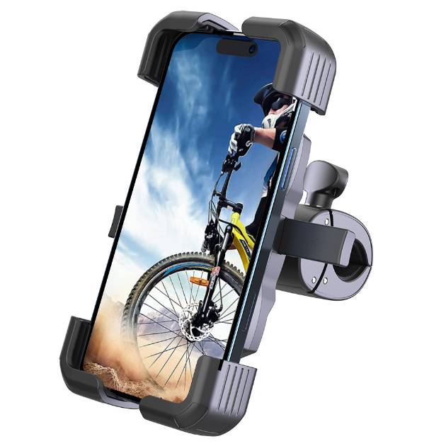 Motorcycle Phone Mount Anti-Shake Bike Phone Holder for Bicycle 10s Quick Install Handlebar Phone Mount