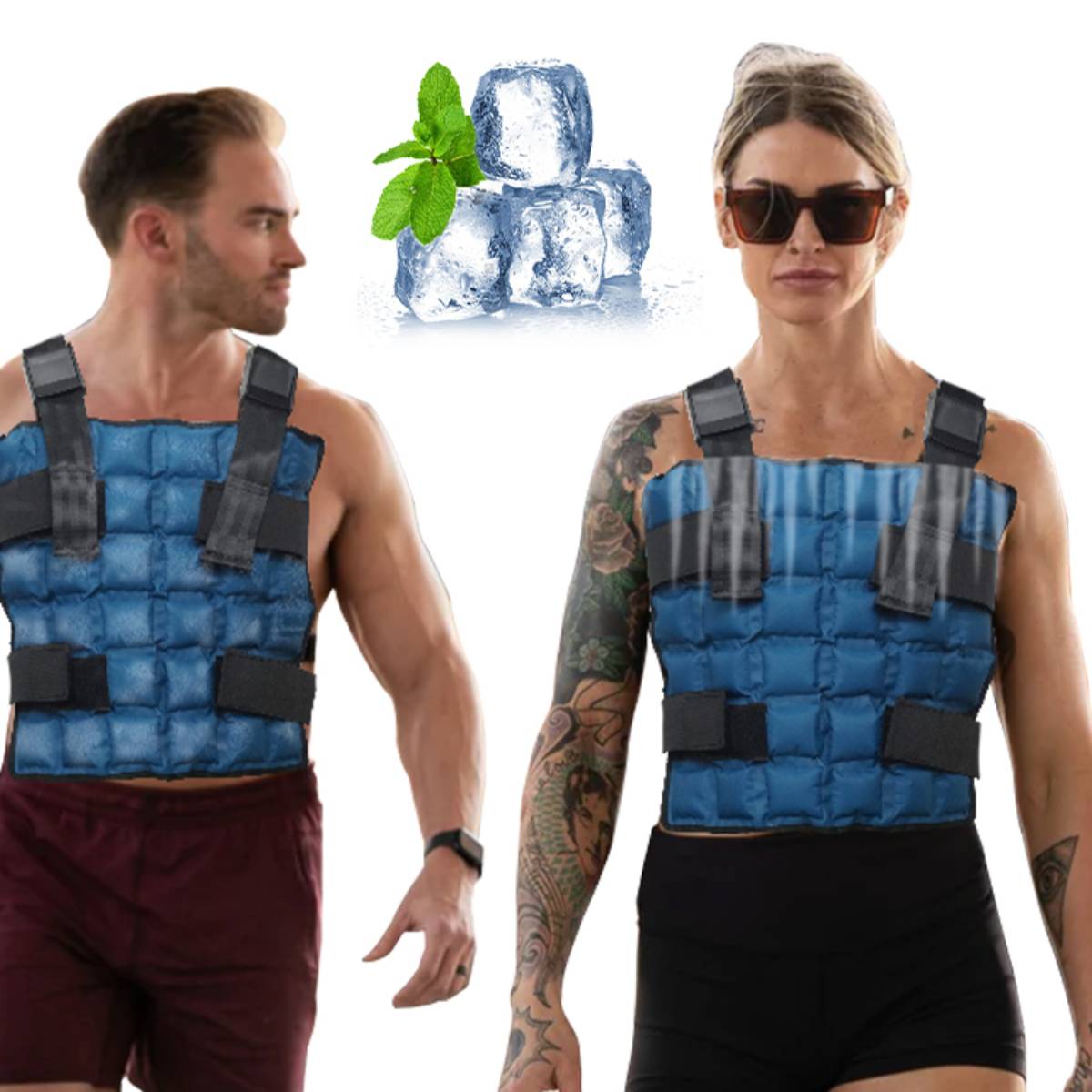 Factory Body Cooling Vest For Men Women Hot Weather Freeze Ice Cold Vest With Ice Packs For Summer Outdoor