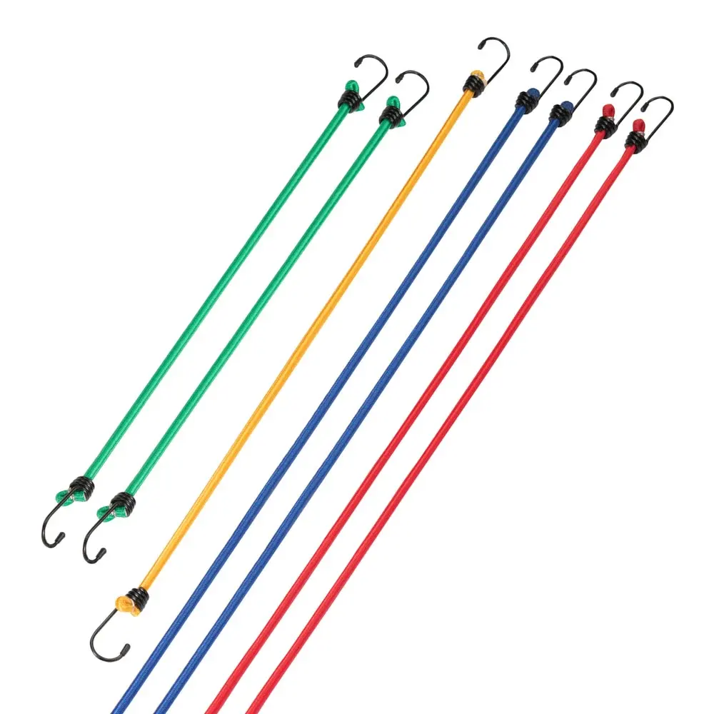 7pcs Heavy Duty Outdoor Roll Standard Bungee Cords