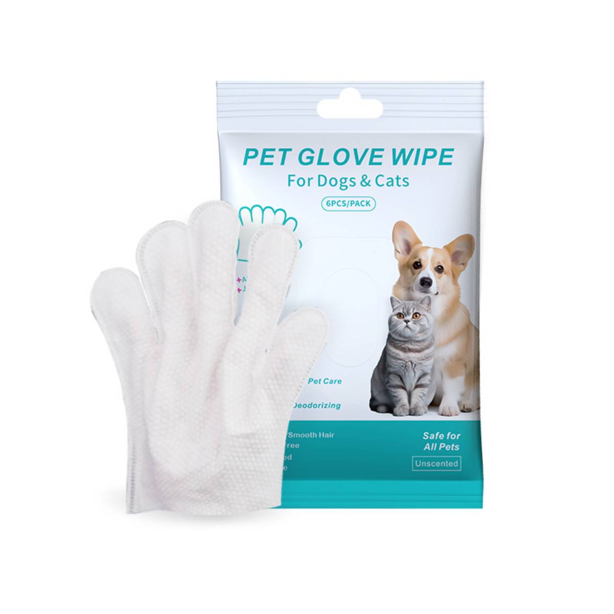 Pet bath gloves