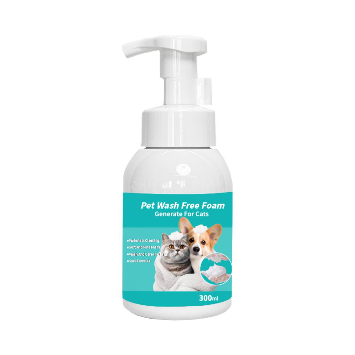 Pet dry cleaning foam Shower Gel