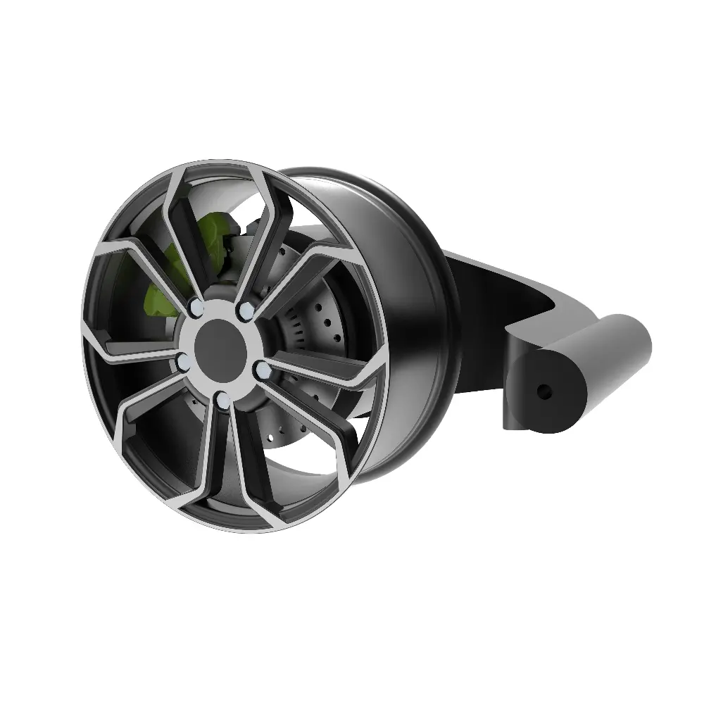 Six-phase planetary reduction gear single-sided motor