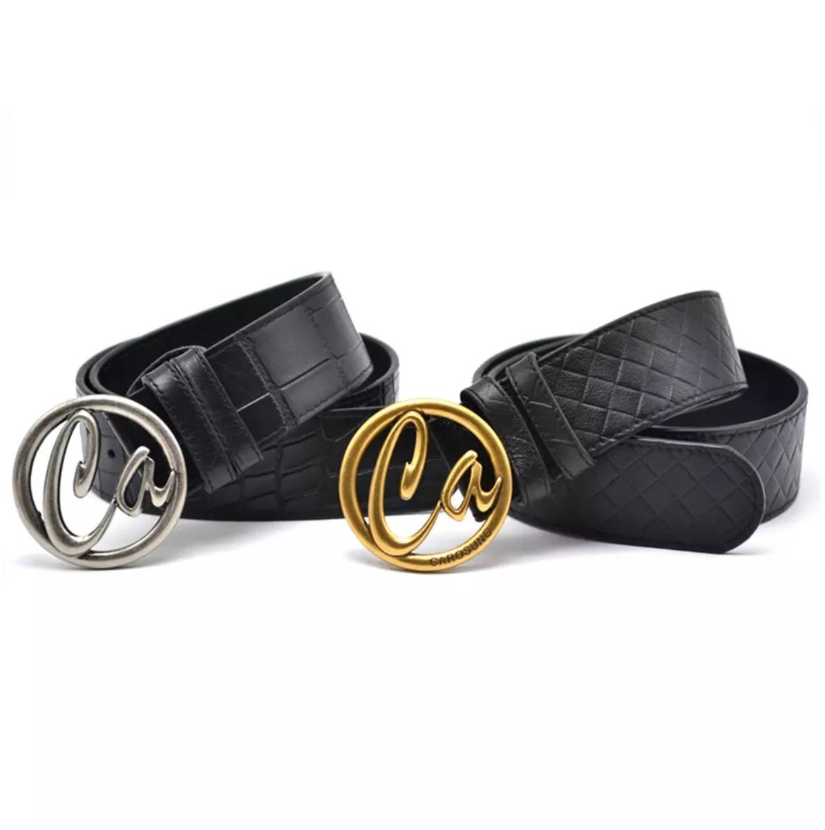 custom belt with logo