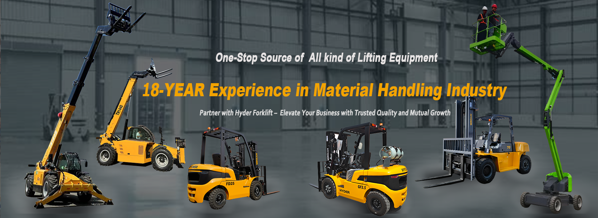 Hyder Diesel and LPG forklift