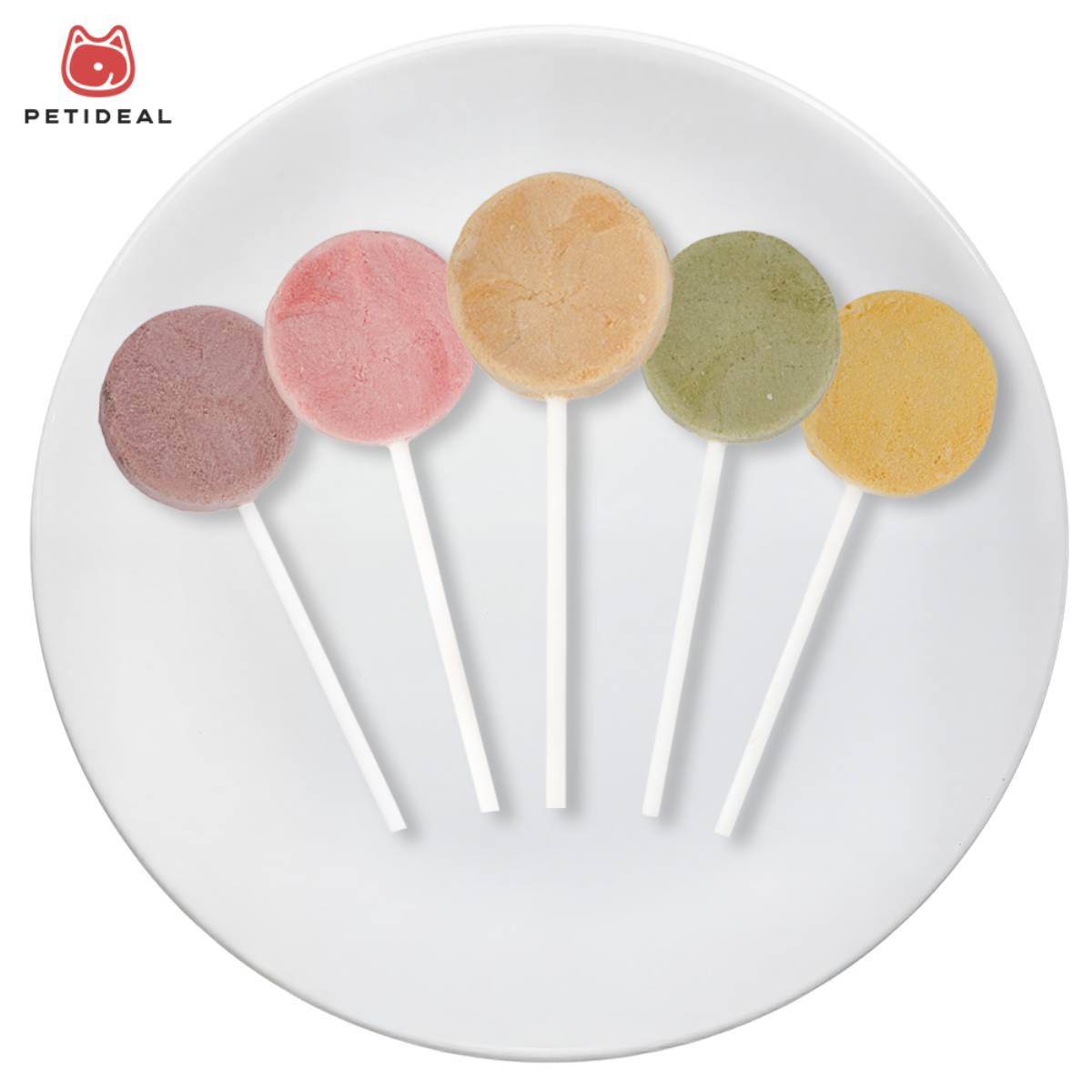Freeze-Dried Pet Treat Lollipop-Shaped