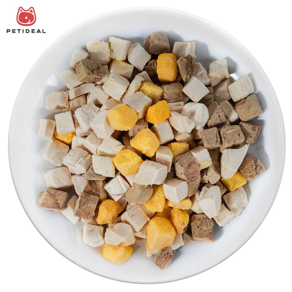 Freeze-Dried Dices Chicken & Chicken Liver & Egg Yolk Mix
