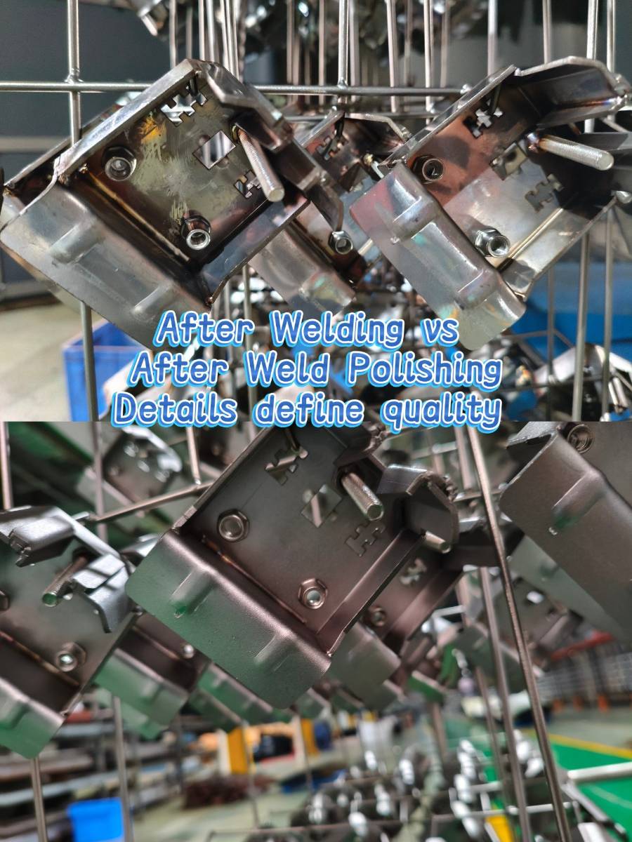 weld polishing surface finishing metal fabrication