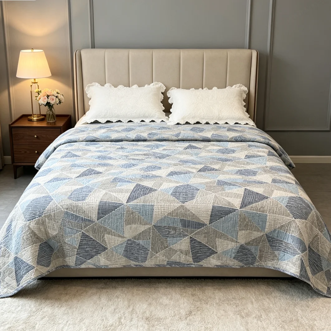 Printed 100% Cotton Floral Flower Bedspread